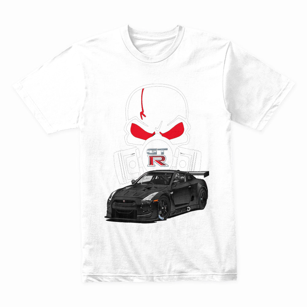 GT-R Skull Power T-Shirt — Street Beast Edition