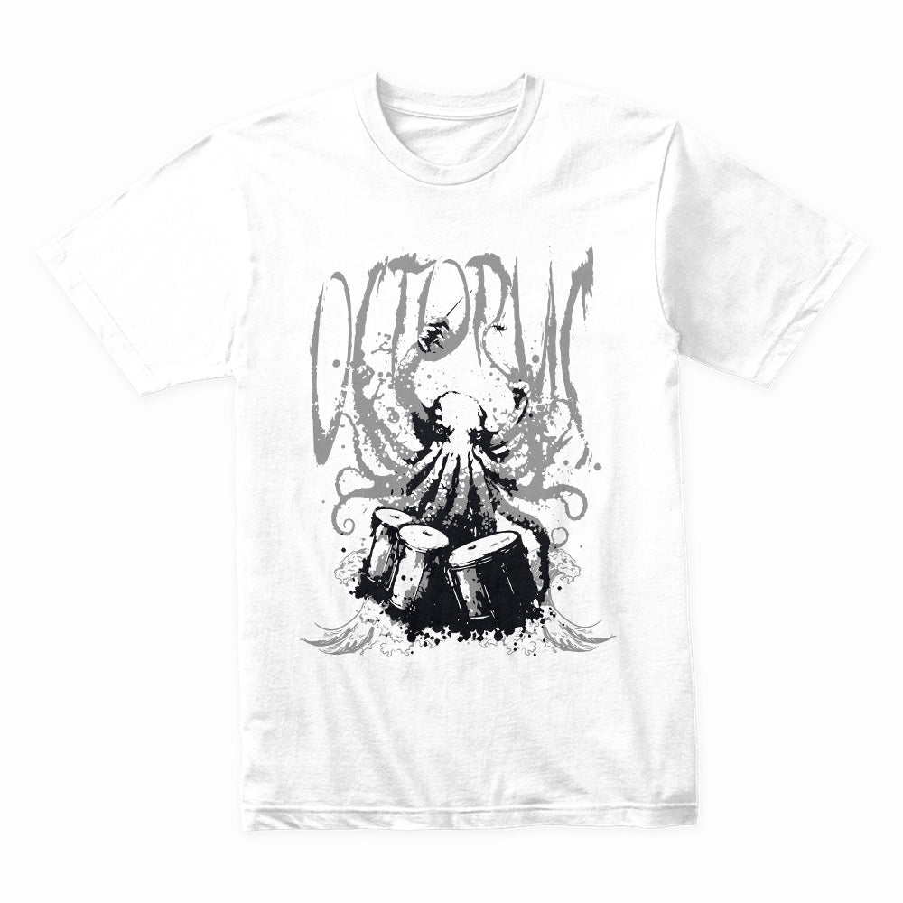 Octopus Drummer Kraken Beats T-Shirt