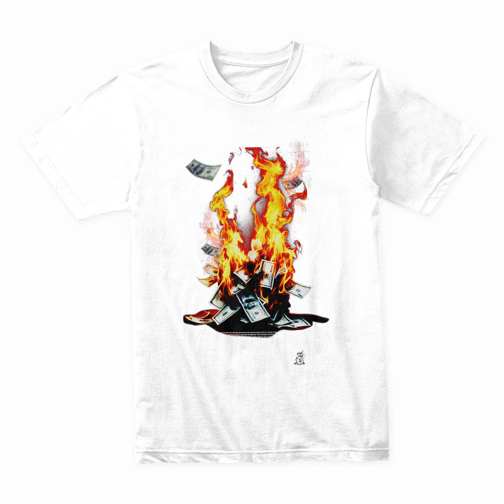 Currency Blaze" Money & Fire Fusion Tee