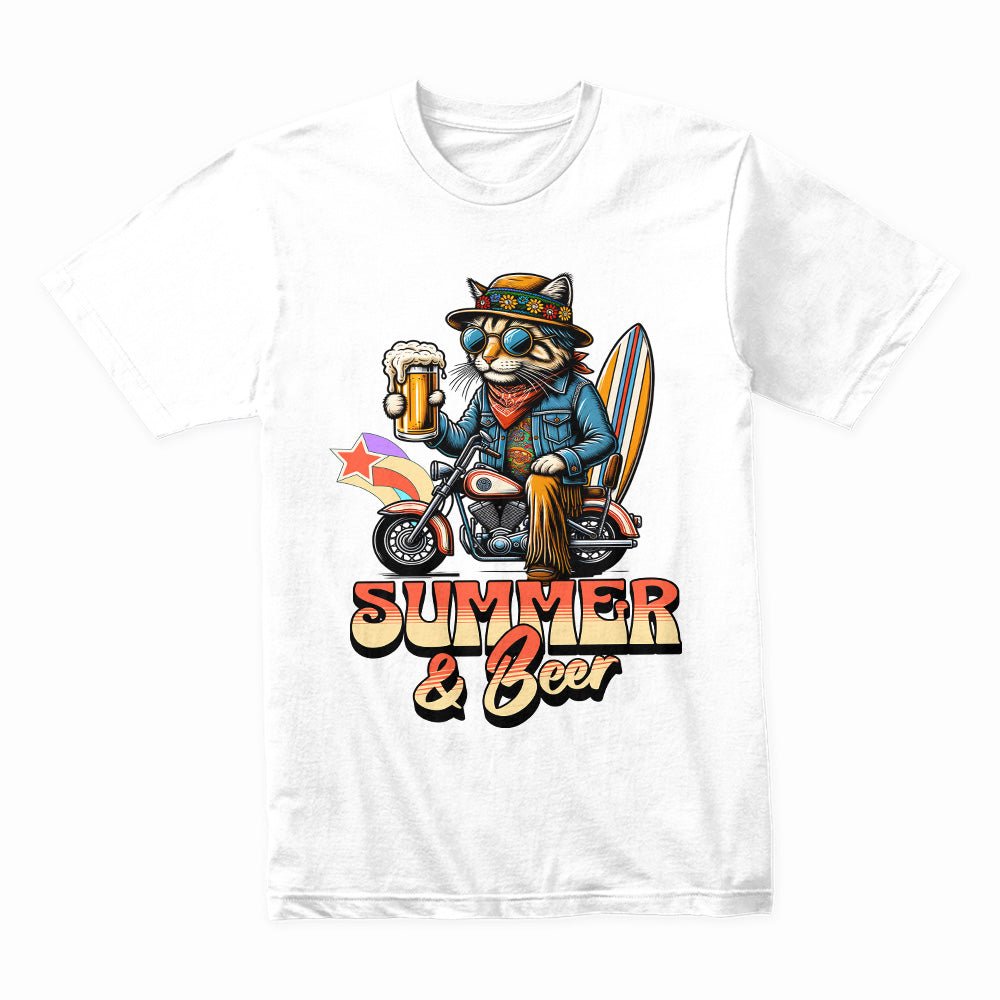 Biker Cat’s Summer Brew Tee