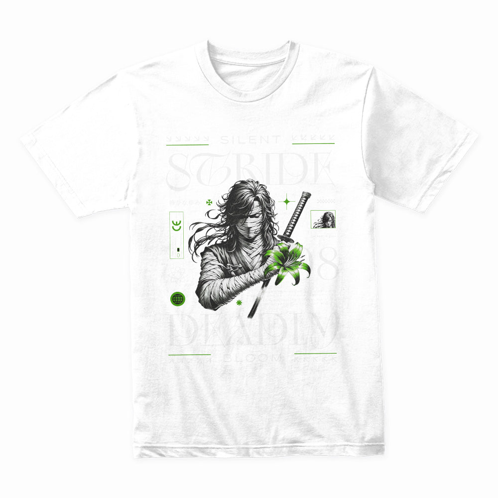 Silent Stride: Deadly Bloom Ninja Tee