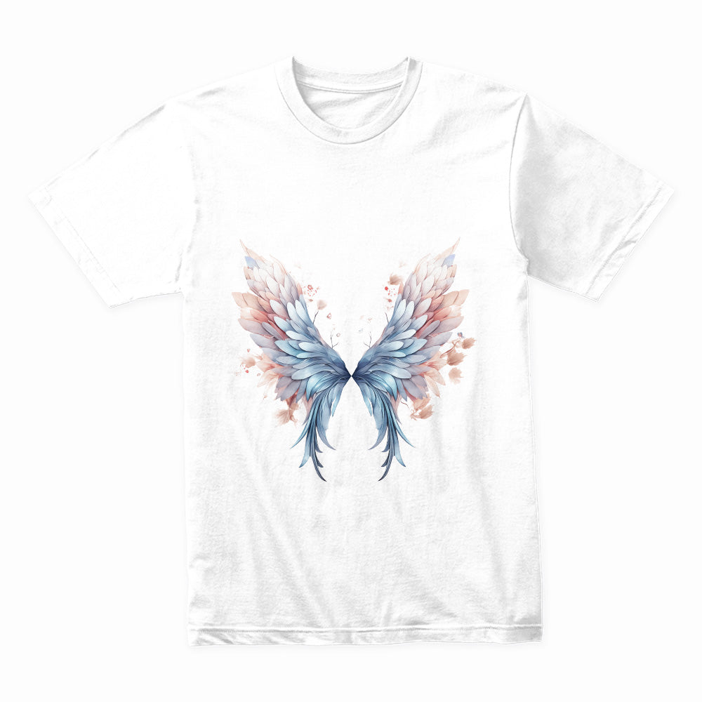 Heavenly Feathers: Angelic Winged Elegance Tee