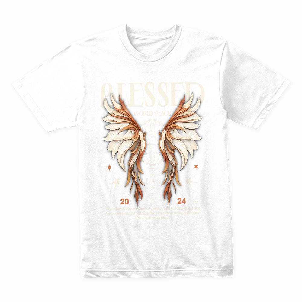 Blessed Wings: World Peace Guardian Tee