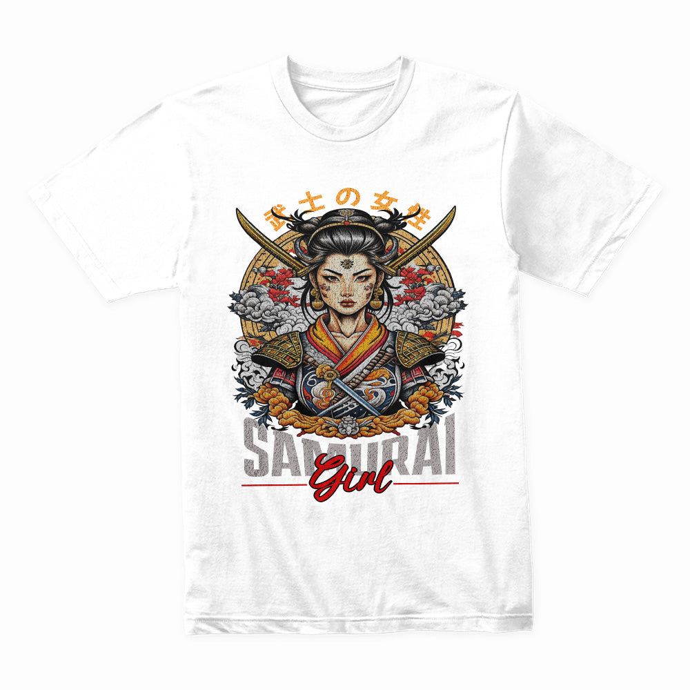 Bushido Beauty: Samurai Girl Warrior Tee