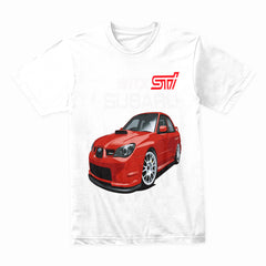 Subaru WRX STI Red Edition T-Shirt – Rally Legend Style