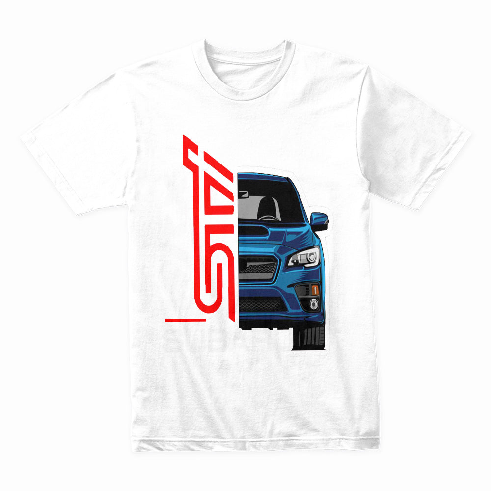 Subaru WRX STI Front Profile T-Shirt – Bold Performance Statement