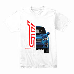 Subaru WRX STI Front Profile T-Shirt – Bold Performance Statement