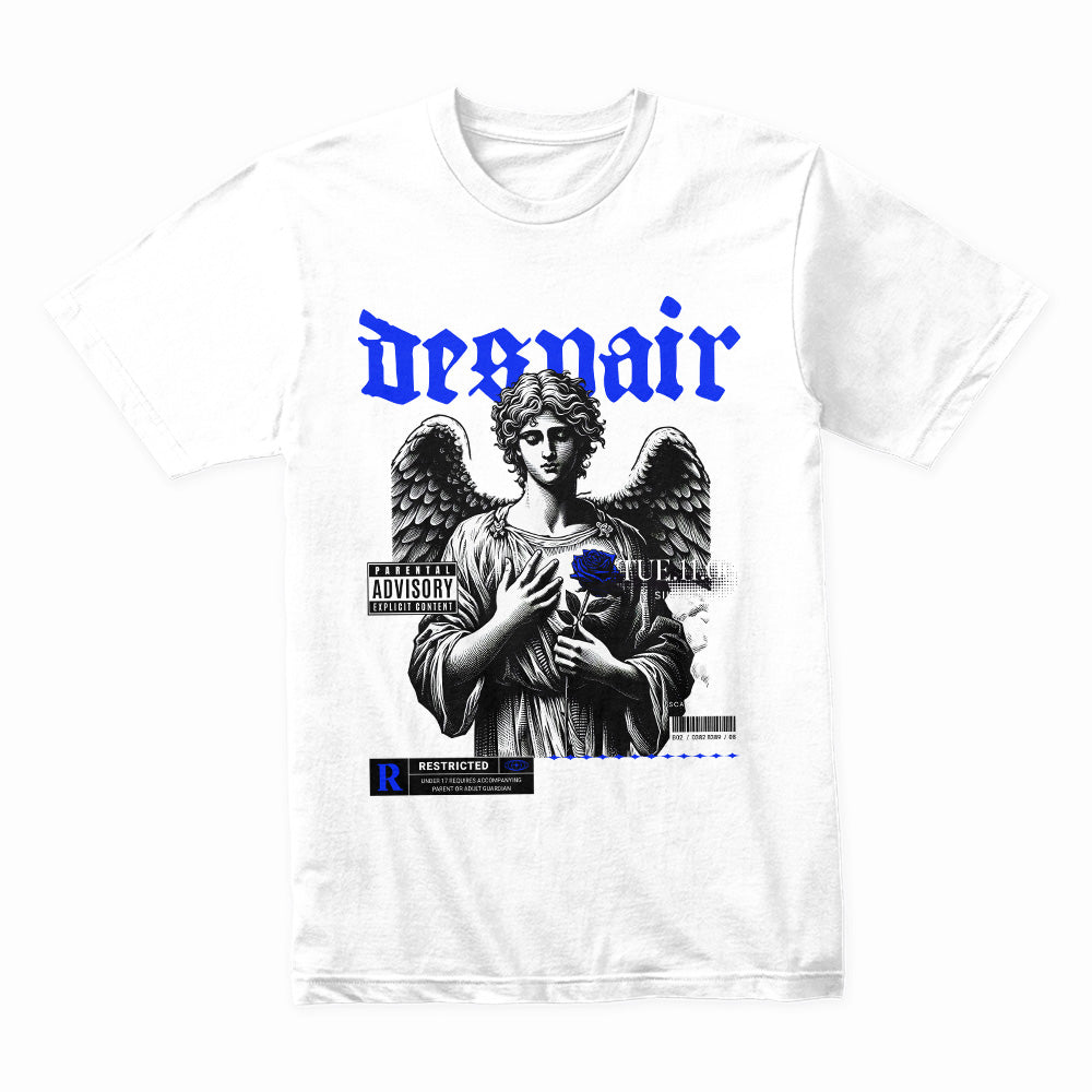 Celestial Despair: Angel of the Midnight Rose Tee