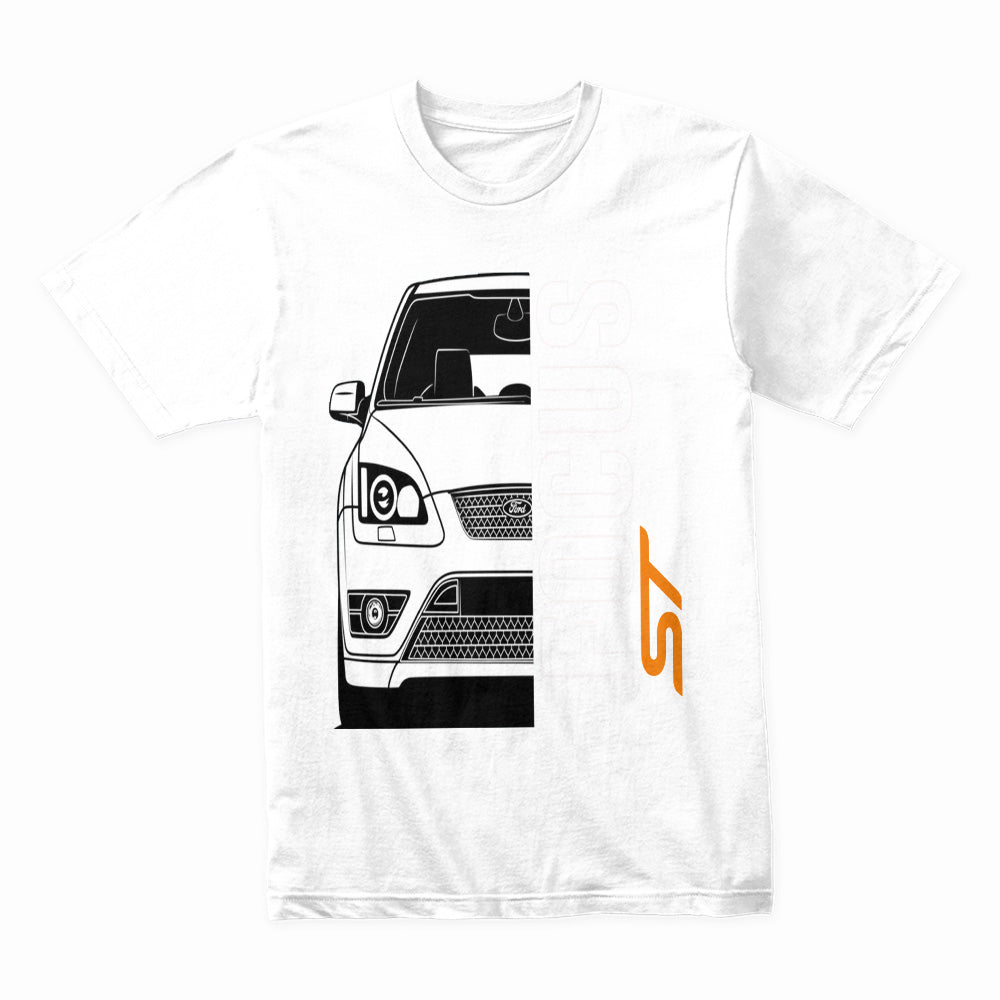 Focus ST Minimalist Front Profile T-Shirt – Clean Line Art Edition