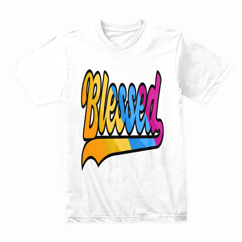 Retro Blessed Vibes Statement Tee