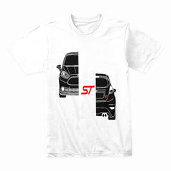 Ford Fiesta ST Blueprint T-Shirt – Hot Hatch Line Art Edition