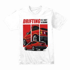 Drifting Is Not A Crime AE86 T-Shirt – Hachiroku Legend Edition
