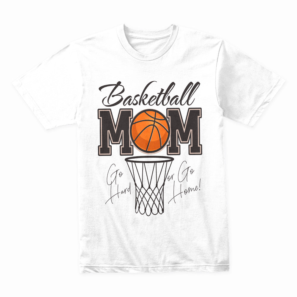 Court Queen: Basketball Mom Hustle Tee