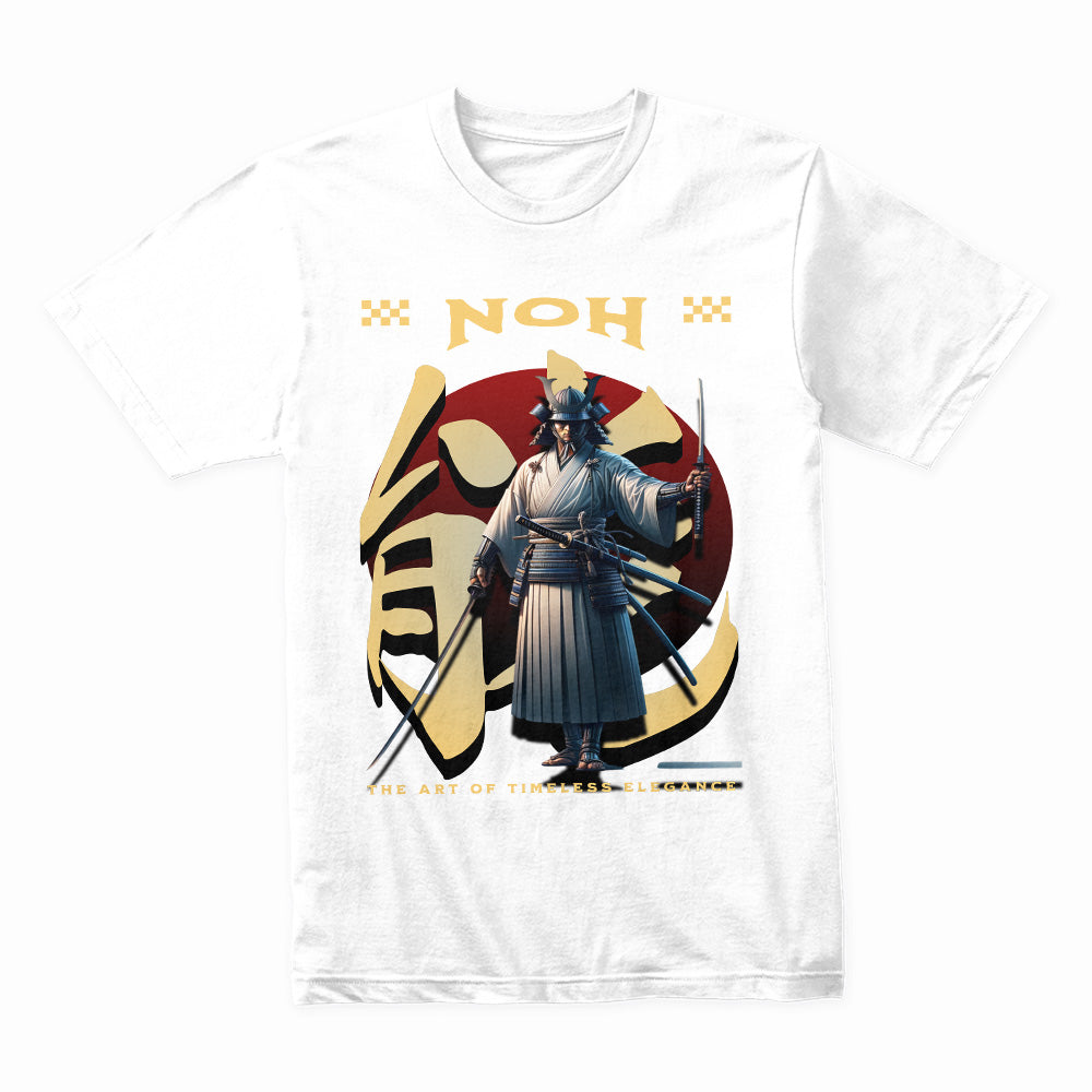 Noh Warrior: Timeless Samurai Elegance Tee