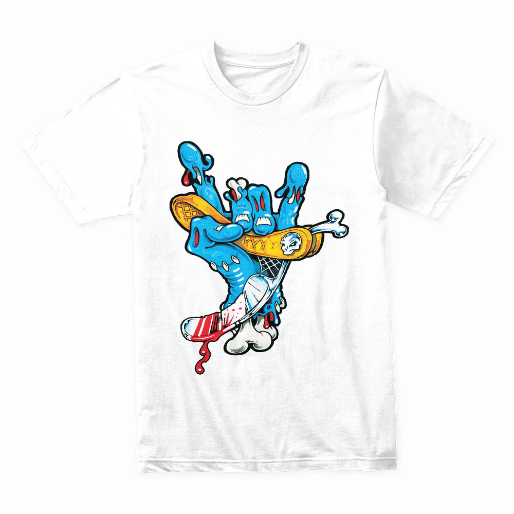 Meltdown Kickflip: Liquid Skate Chaos Tee