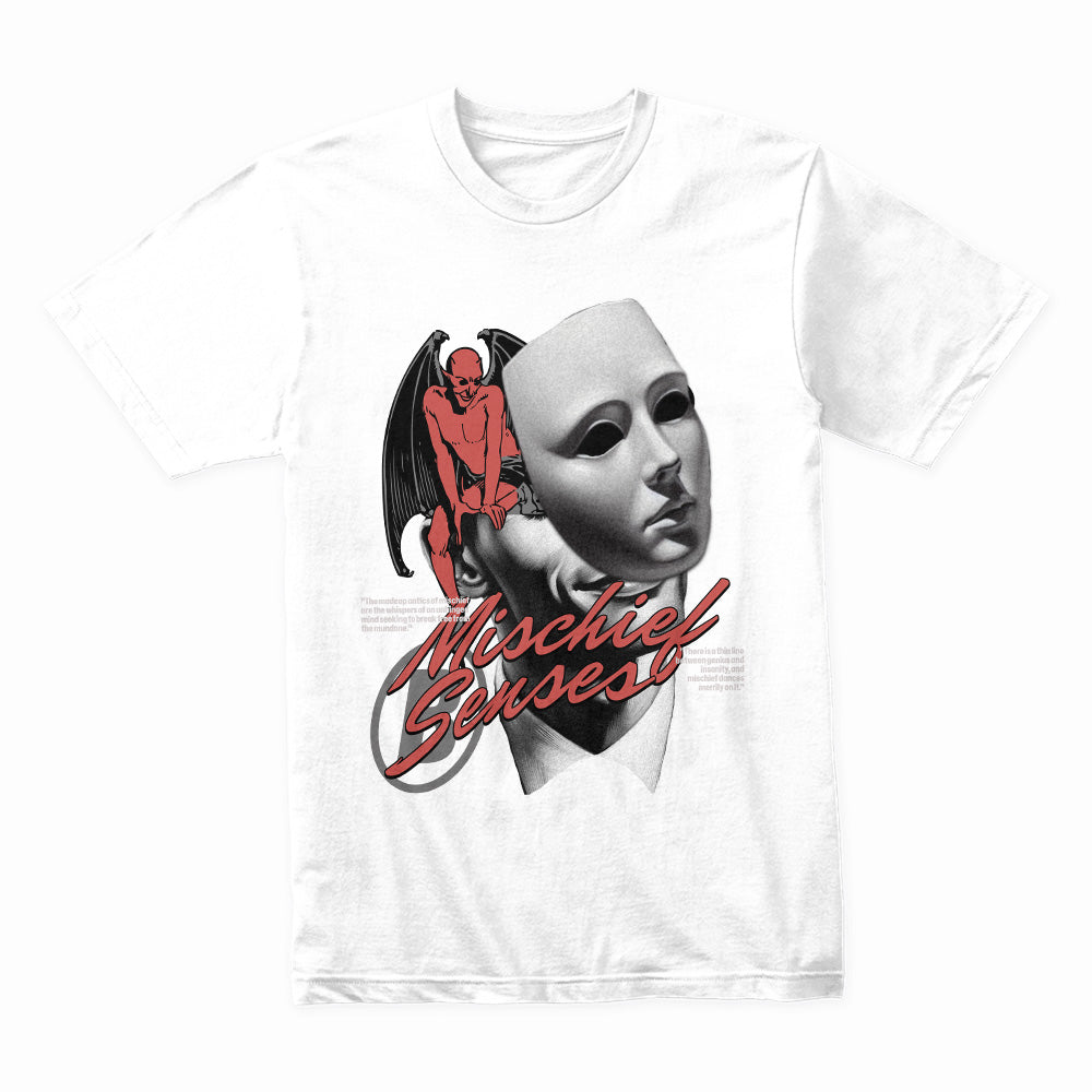 Sinister Whispers: Mischief Senses Tee