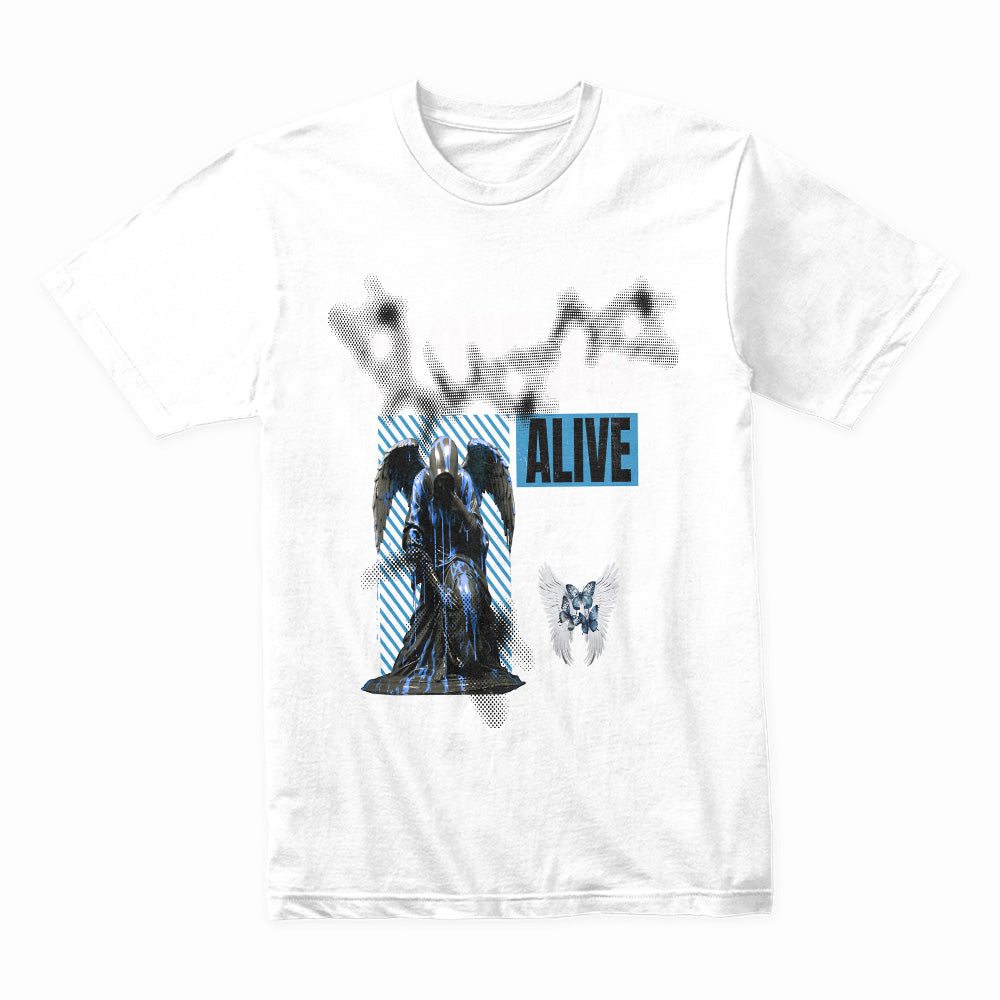 Resilient Solitude: Alone But Alive Tee