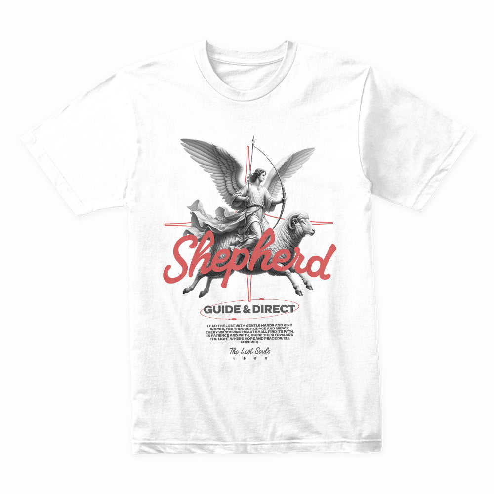Divine Guide: Shepherd’s Embrace Tee