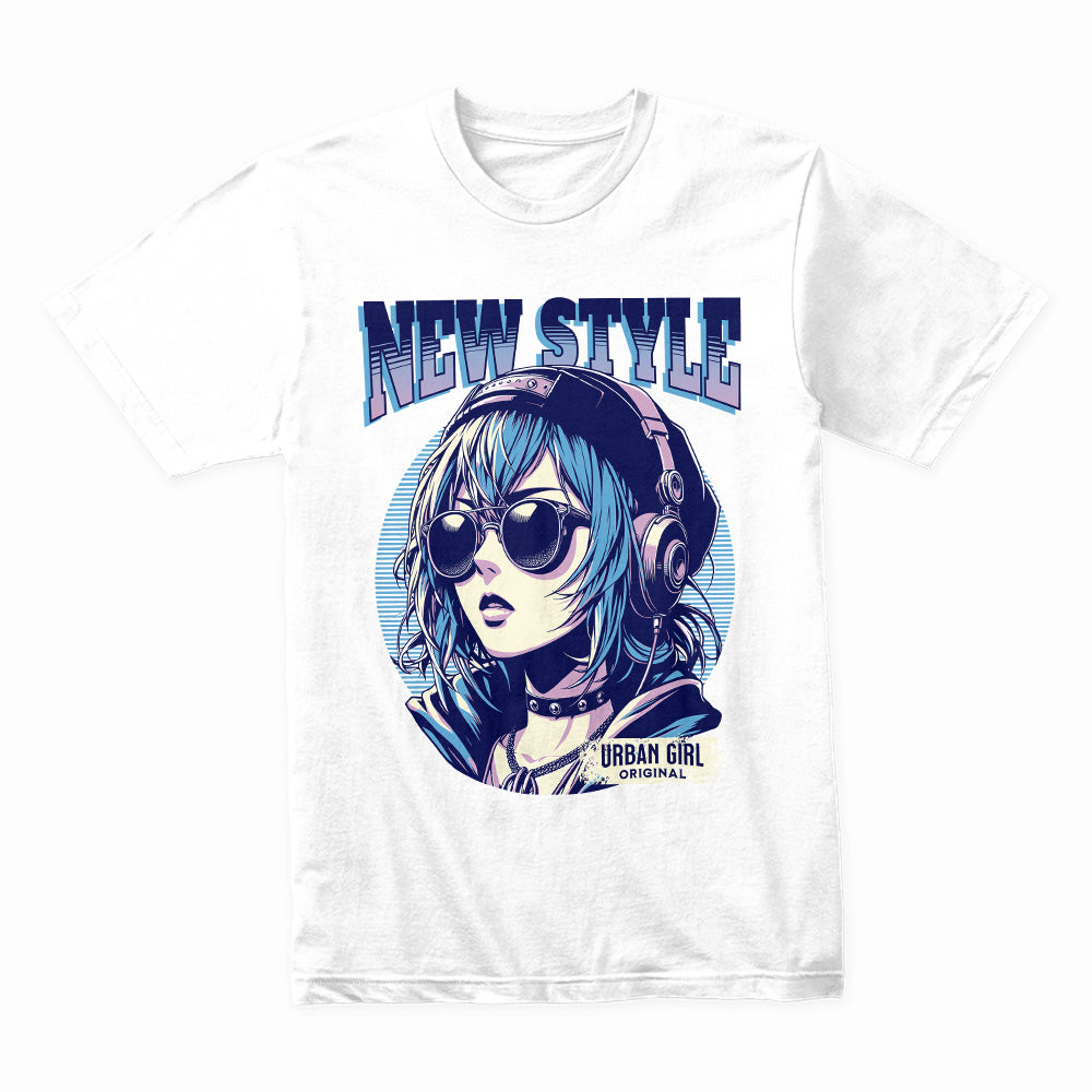 Urban Frequency – New Style Anime Girl Tee