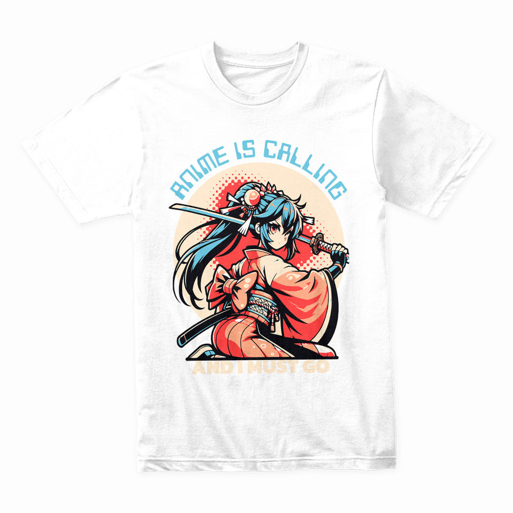 Samurai Summons – Anime Is Calling Tee