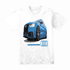 Audi RS Power T-Shirt – Blue Performance Edition