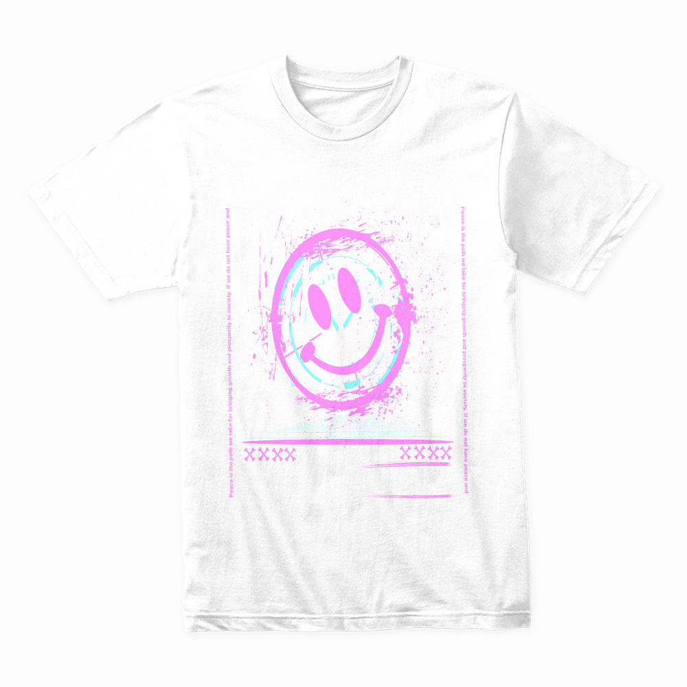Neon Bliss™ Be Happy Splash Tee