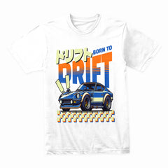 Born to Drift JDM Retro Drift Car T-Shirt – Pixel Street Racer Edition