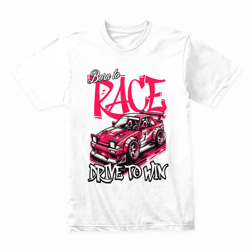 Born to Race Drift Car T-Shirt – Drive to Win Street Racing Edition