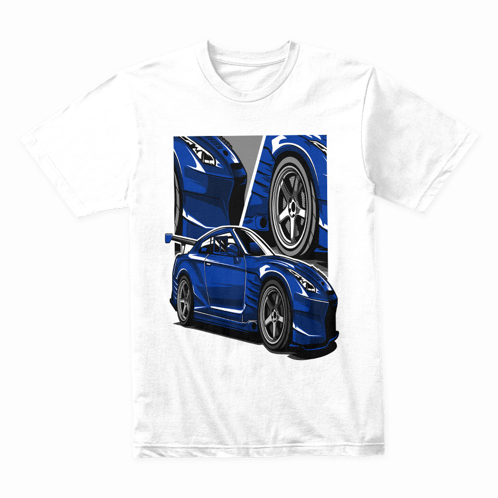 Godzilla GT-R R35 Power T-Shirt – Midnight Blue Edition