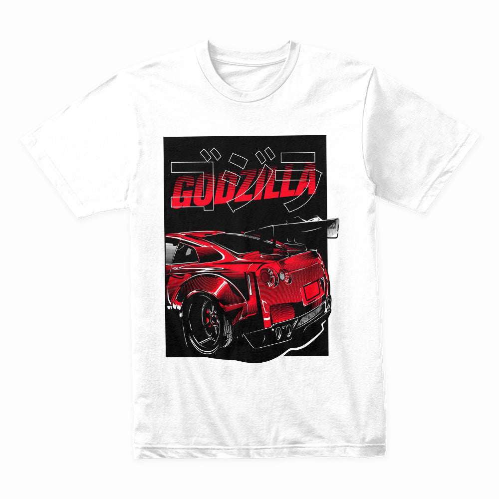 Red Godzilla GT-R T-Shirt – King of the Streets Edition