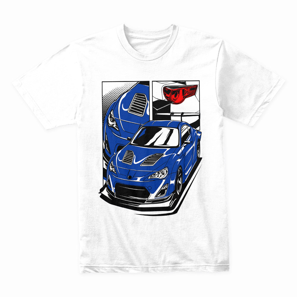 Toyota GT86 Blue Performance T-Shirt – JDM Street Icon Edition