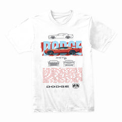 Dodge Challenger SRT Heritage Muscle Car T-Shirt – Built for Legends