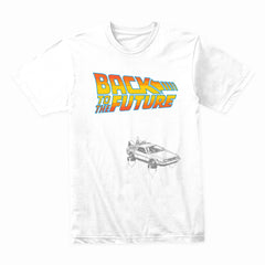 Back to the Future DeLorean Time Machine T-Shirt – Retro Sci-Fi Classic