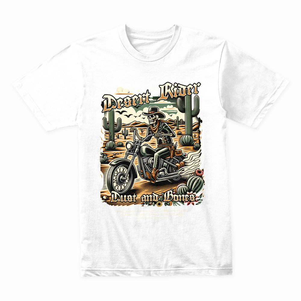 Desert Rider – Dust and Bones Biker Adventure T-Shirt