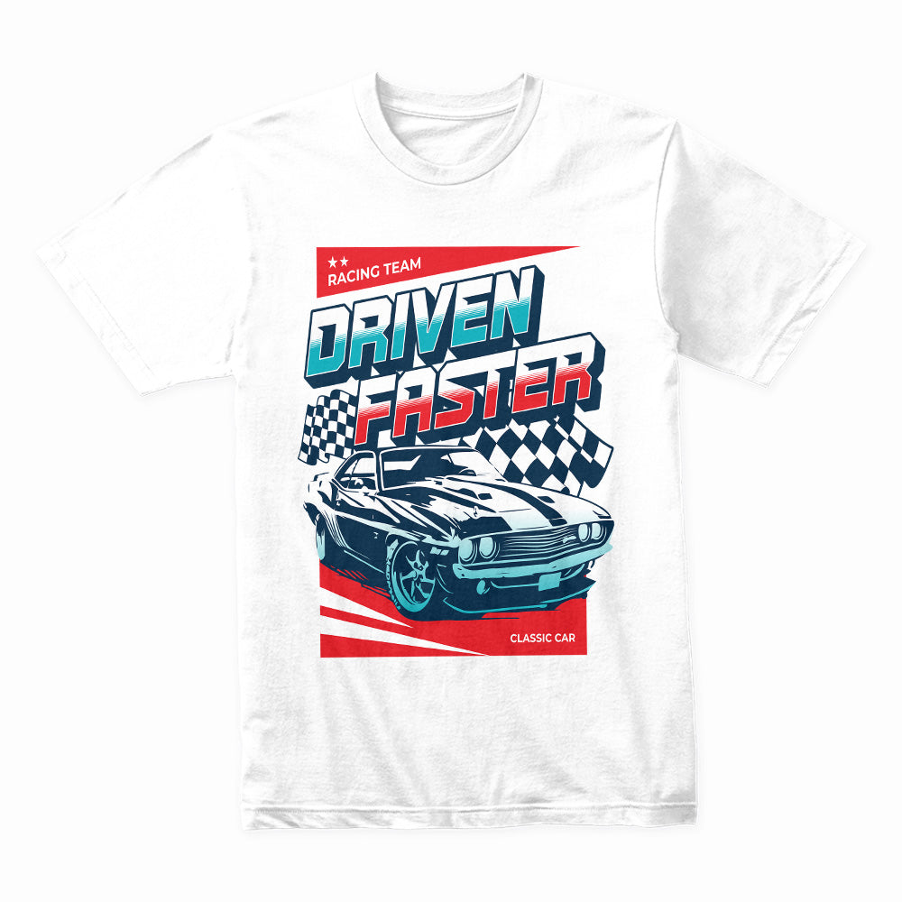 Driven Faster - Classic Racing Team Speed Tee