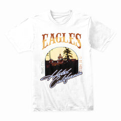 Eagles Hotel California Lyric T-Shirt – Classic Rock Album Tribute