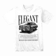 Elegant Sedan - Classic Luxury Vintage Car Tee