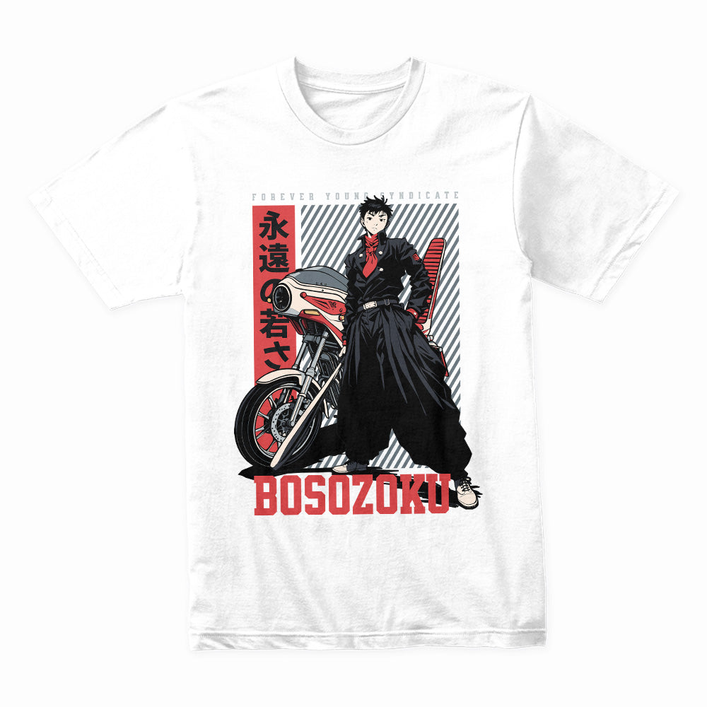 Bosozoku – Forever Young Syndicate Japanese Biker T-Shirt