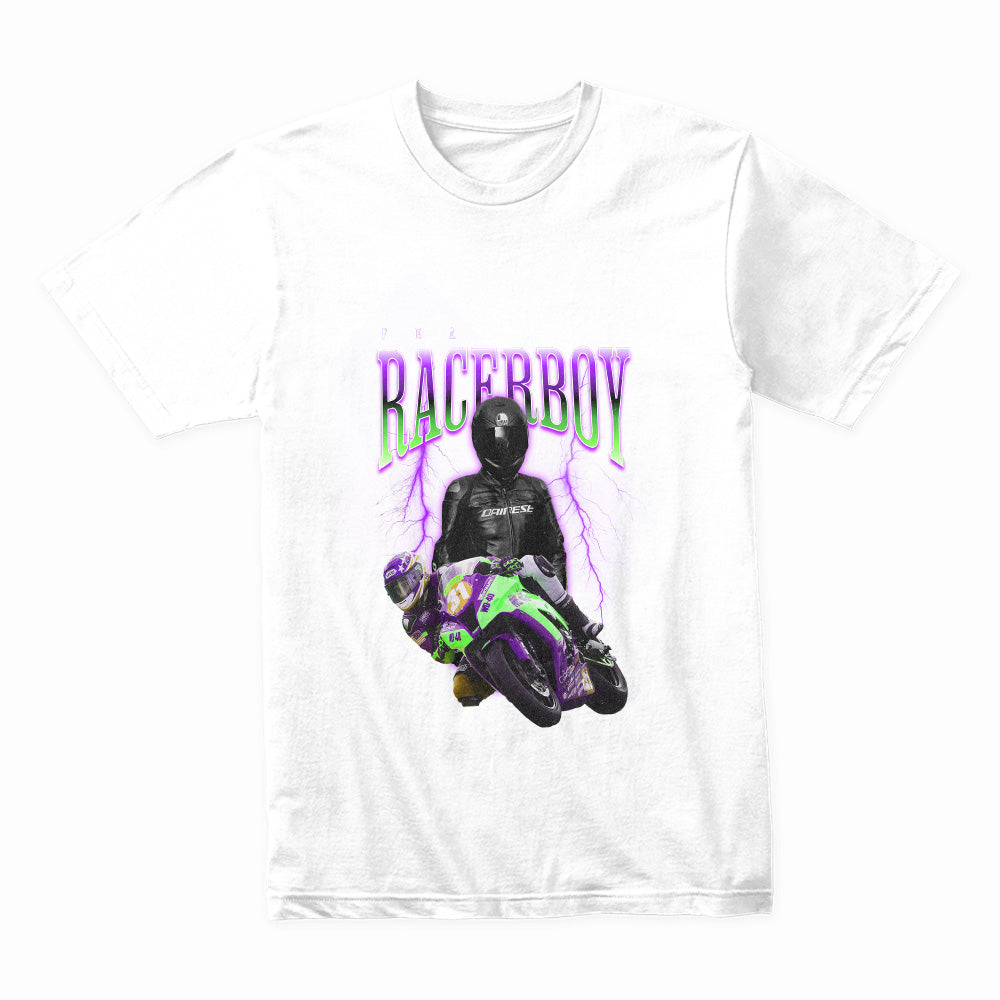 Fearless RacerBoy – High-Speed Superbike Racing T-Shirt