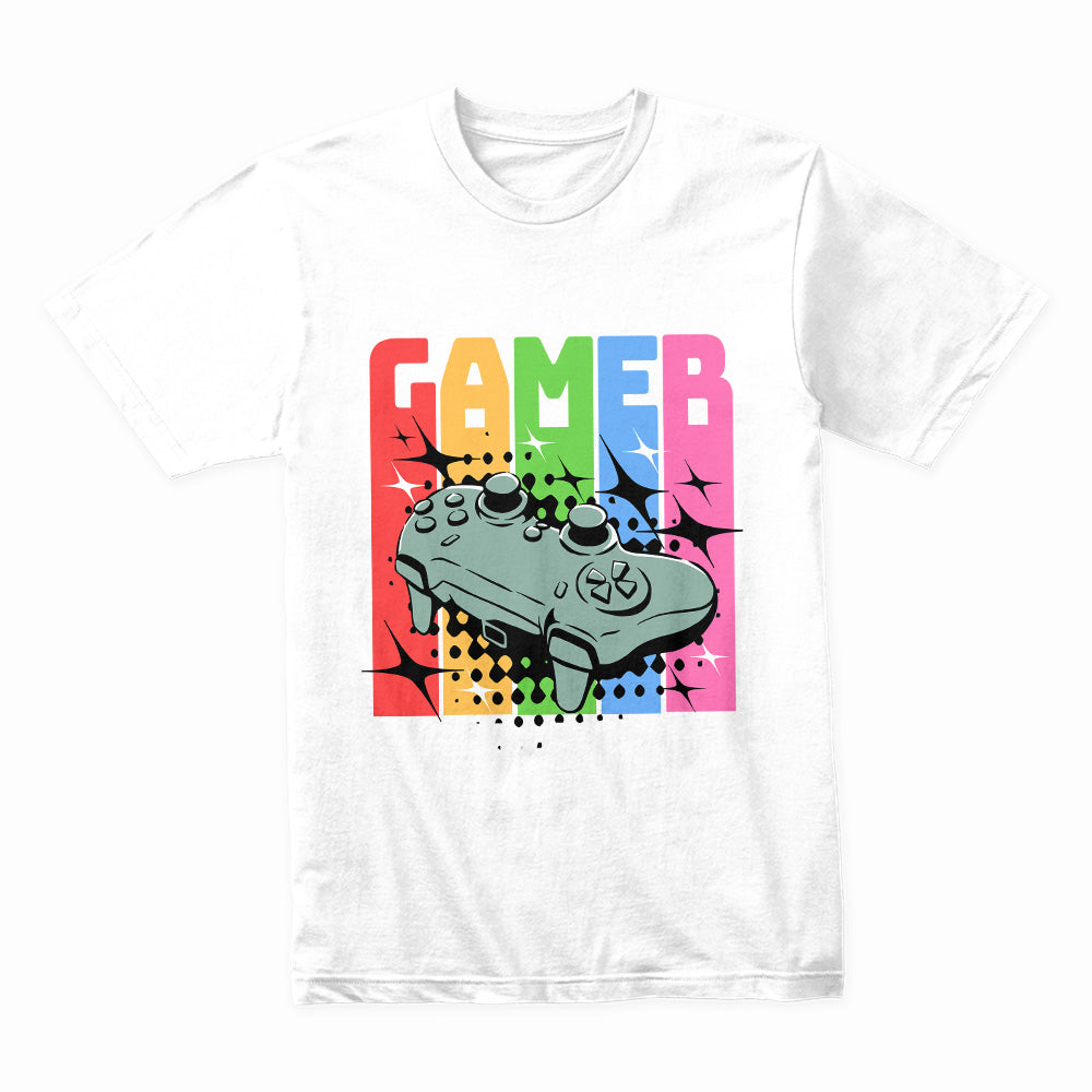 Hardcore Gamer For Life - Retro Gaming T-Shirt