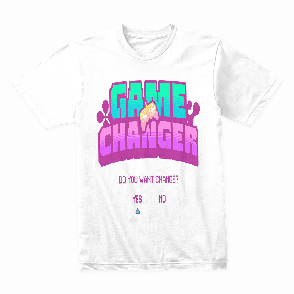 Game Changer – Retro Pixel Art Gaming T-Shirt