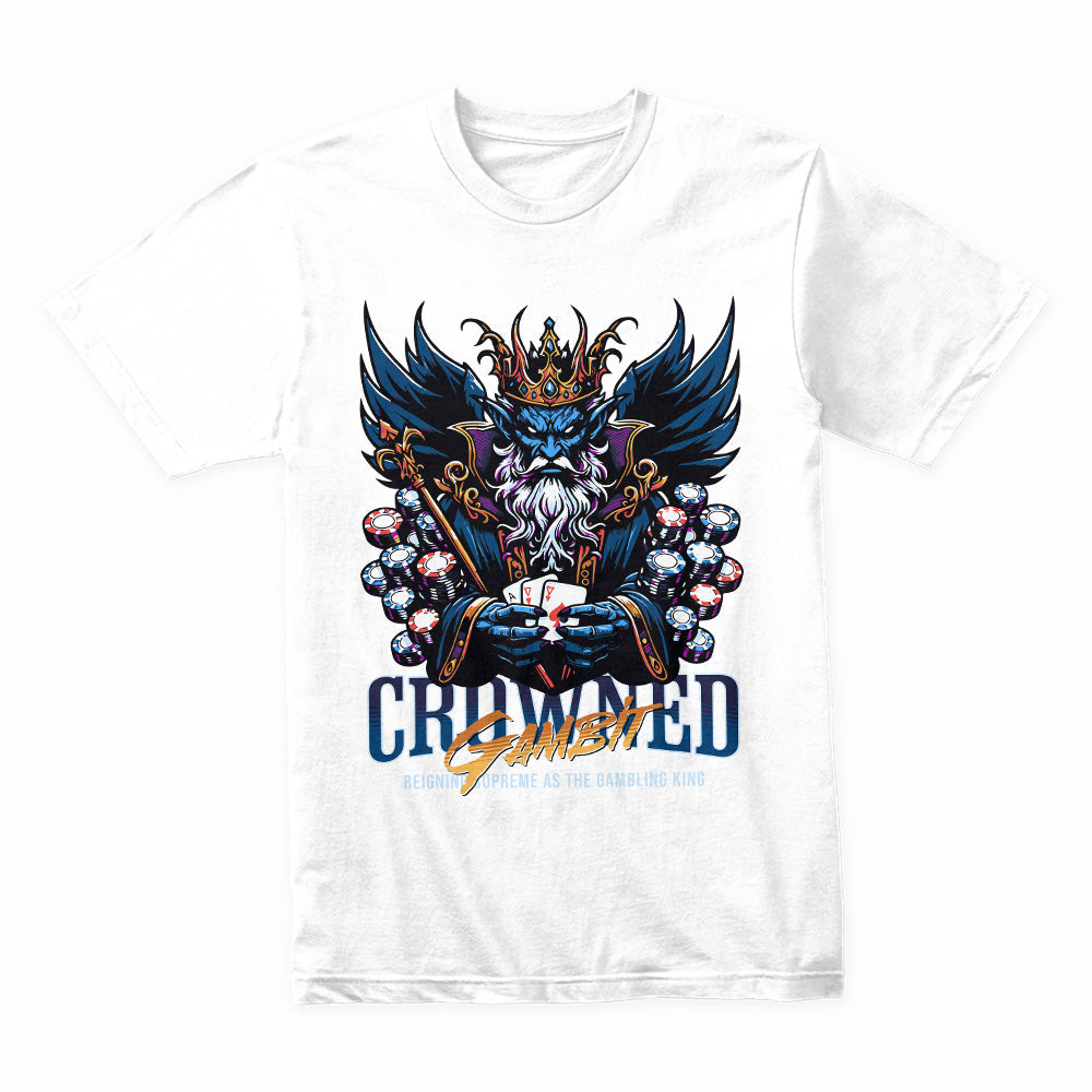 Crowned Gambit T-Shirt – Reigning Supreme as the Gambling King