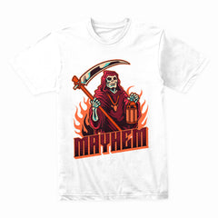 Grim Reaper Mayhem T-Shirt – Fire & Chaos Edition