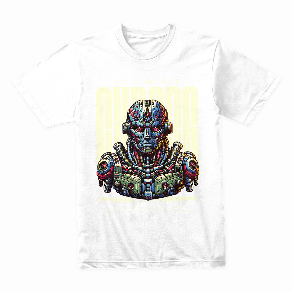 Cyberag Cyborg T-Shirt – Futuristic Tech Warrior