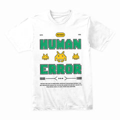 Human Error Retro Gamer T-Shirt – Pixel Glitch Edition