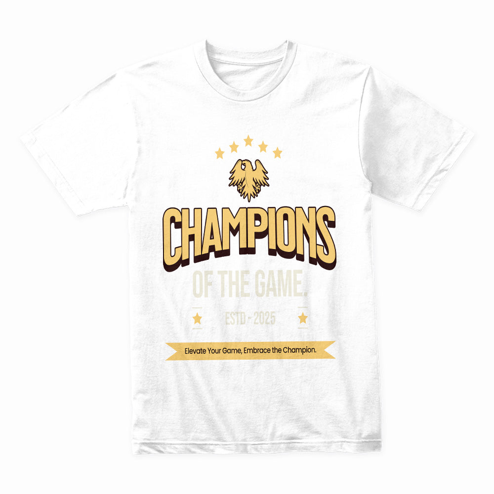 Champions of the Game T-Shirt – Elevate Your Game, Embrace the Champion