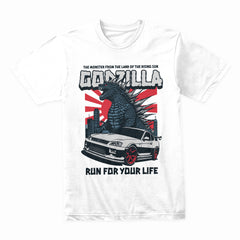 Godzilla JDM Legend: Run for Your Life Skyline T-Shirt