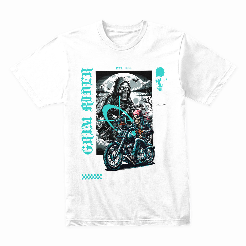 Grim Rider – Dark Reaper Motorcycle Streetwear T-Shirt