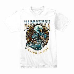 Hardknock Legacy – Eagle & V-Twin Engine Biker T-Shirt