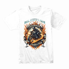 Hell Rider’s Path – Born from the Flames Biker T-Shirt